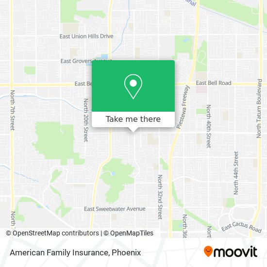 American Family Insurance map