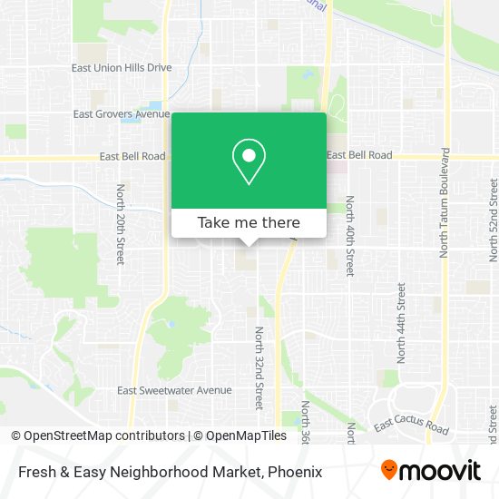 Fresh & Easy Neighborhood Market map