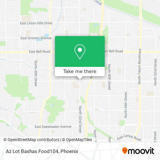 Az Lot Bashas Food104 map