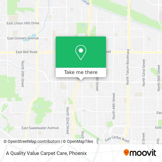 A Quality Value Carpet Care map