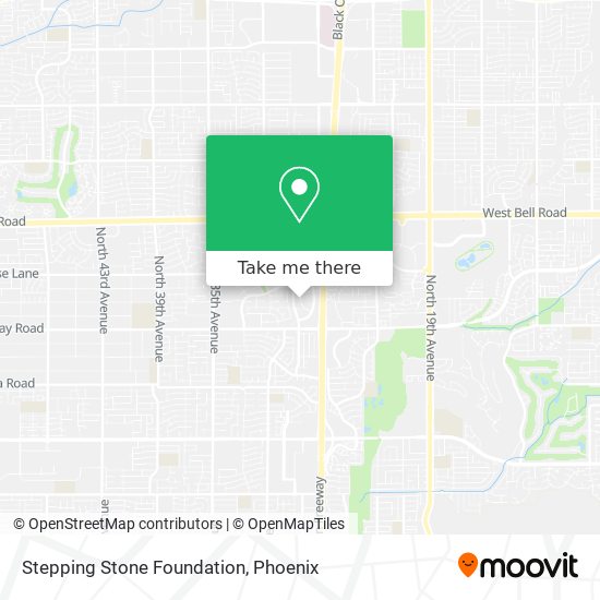 Stepping Stone Foundation map