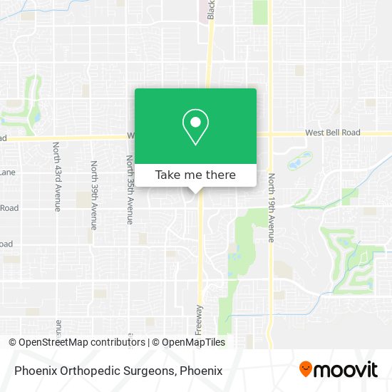 Phoenix Orthopedic Surgeons map