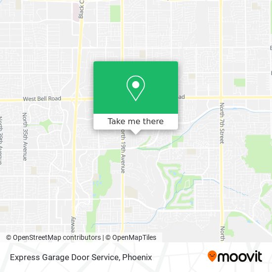 Express Garage Door Service map