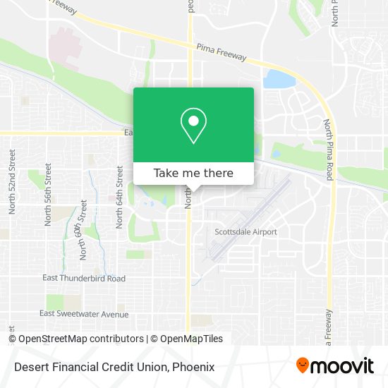 Mapa de Desert Financial Credit Union