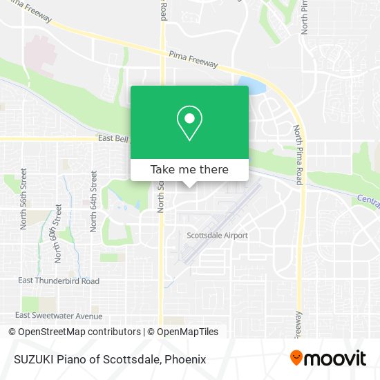 SUZUKI Piano of Scottsdale map