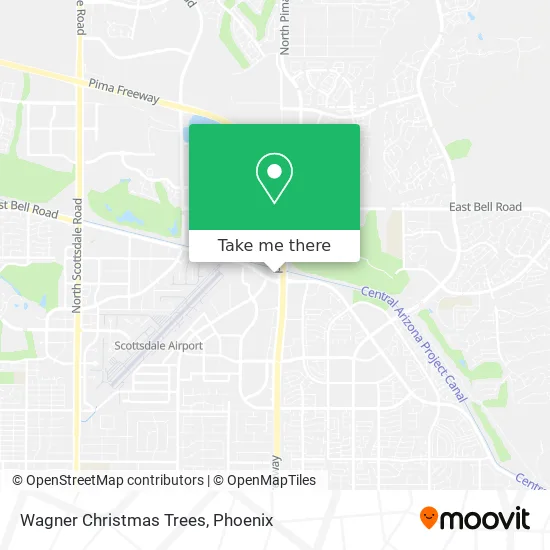 Wagner Christmas Trees map