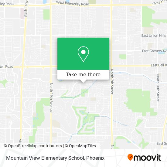 Mountain View Elementary School map