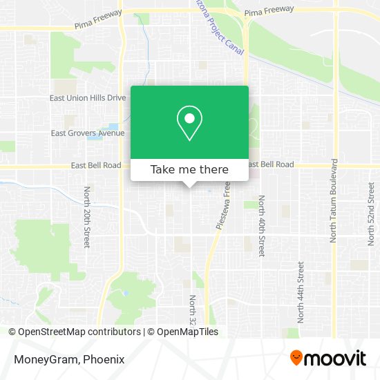 MoneyGram map