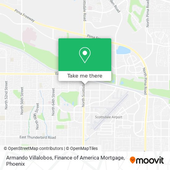 Armando Villalobos, Finance of America Mortgage map