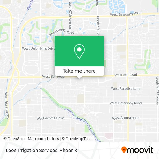 Leo's Irrigation Services map