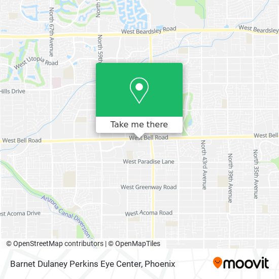 Mapa de Barnet Dulaney Perkins Eye Center