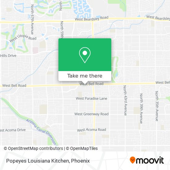 Popeyes Louisiana Kitchen map