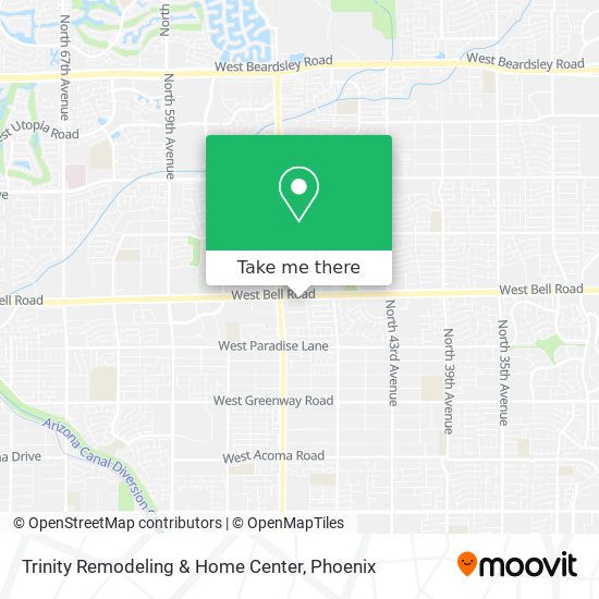 Trinity Remodeling & Home Center map