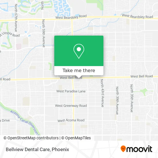 Bellview Dental Care map