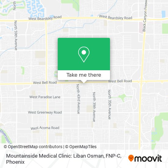 Mountainside Medical Clinic: Liban Osman, FNP-C map