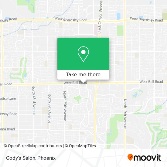 Mapa de Cody's Salon