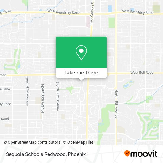 Mapa de Sequoia Schools Redwood