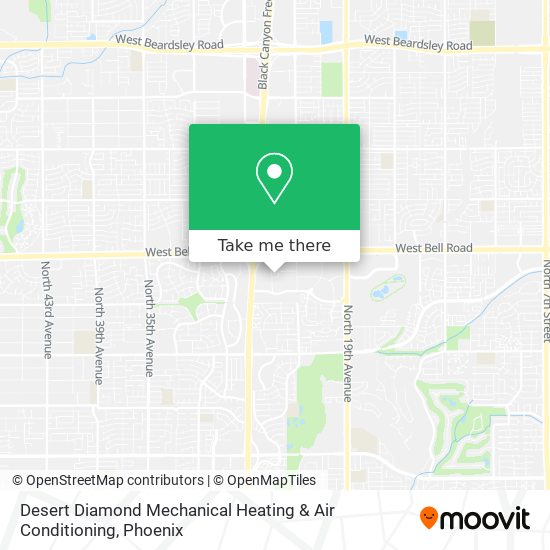 Desert Diamond Mechanical Heating & Air Conditioning map