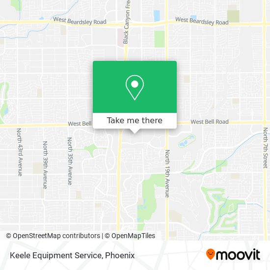 Keele Equipment Service map