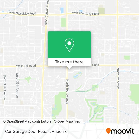 Car Garage Door Repair map