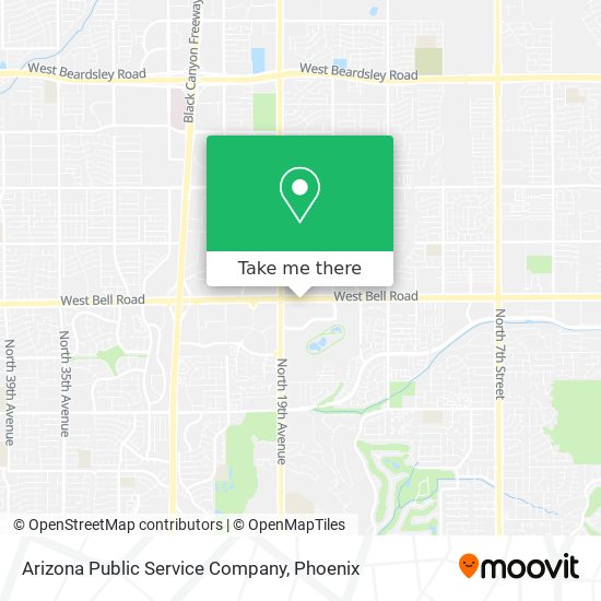 Arizona Public Service Company map