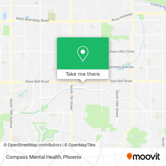 Mapa de Compass Mental Health