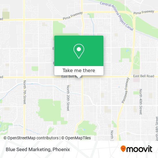 Blue Seed Marketing map