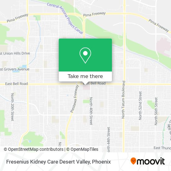 Fresenius Kidney Care Desert Valley map
