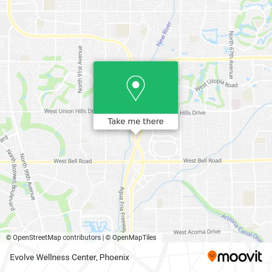 Evolve Wellness Center map