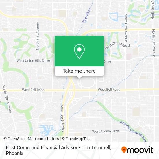First Command Financial Advisor - Tim Trimmell map