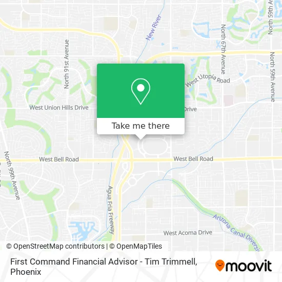 First Command Financial Advisor - Tim Trimmell map