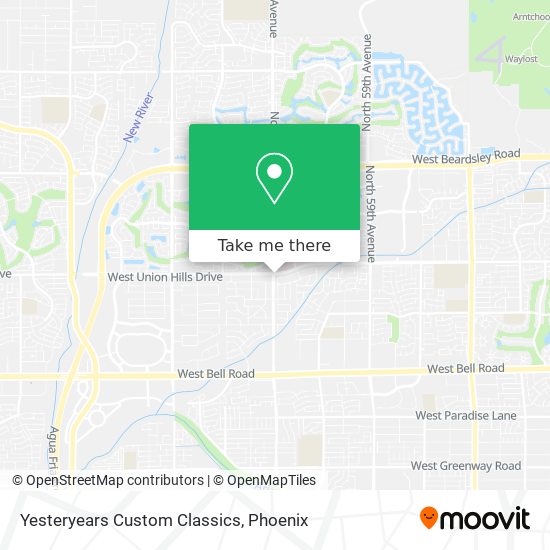 Yesteryears Custom Classics map
