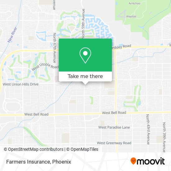 Farmers Insurance map