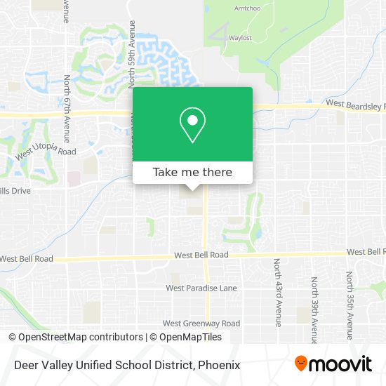Mapa de Deer Valley Unified School District
