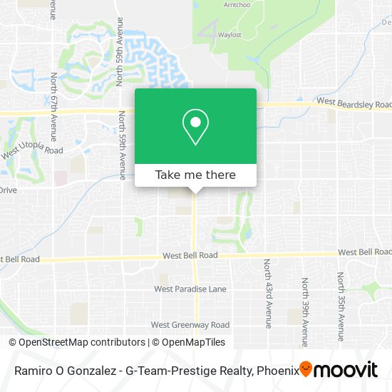 Mapa de Ramiro O Gonzalez - G-Team-Prestige Realty