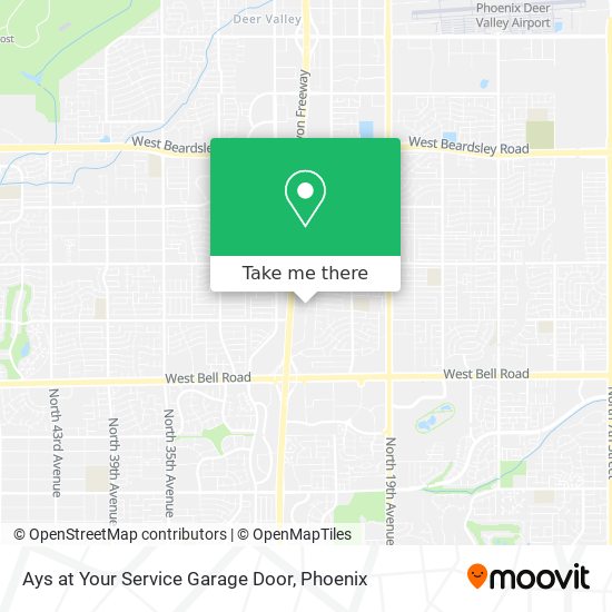 Ays at Your Service Garage Door map