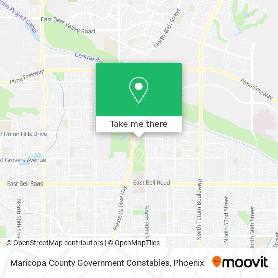 Maricopa County Government Constables map