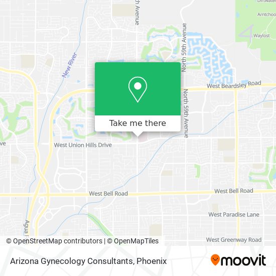 Mapa de Arizona Gynecology Consultants