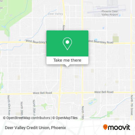 Mapa de Deer Valley Credit Union