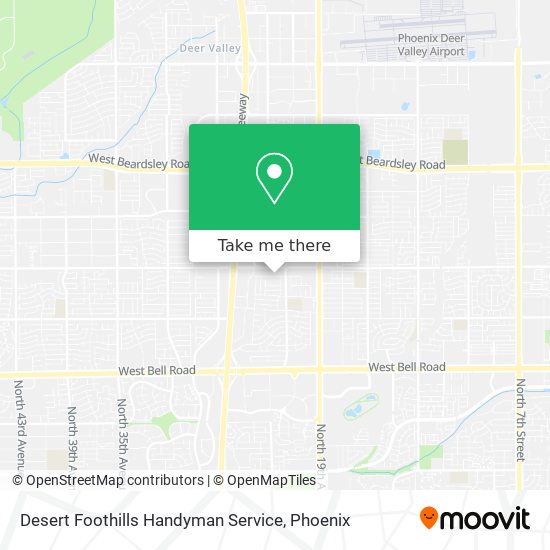 Mapa de Desert Foothills Handyman Service