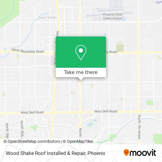 Mapa de Wood Shake Roof Installed & Repair