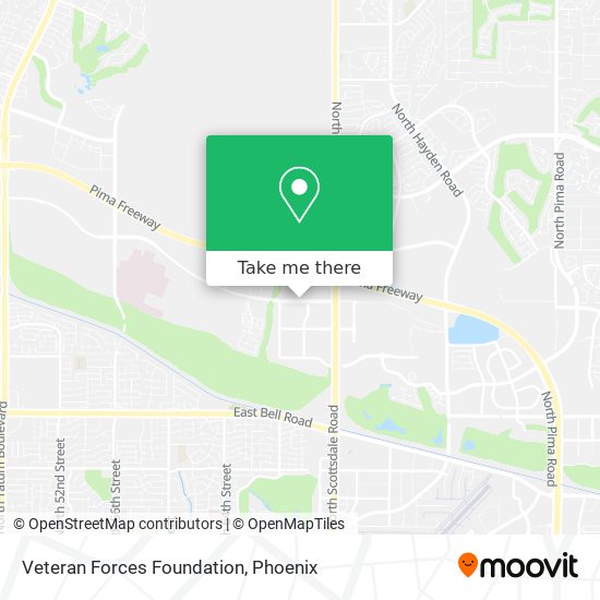 Veteran Forces Foundation map