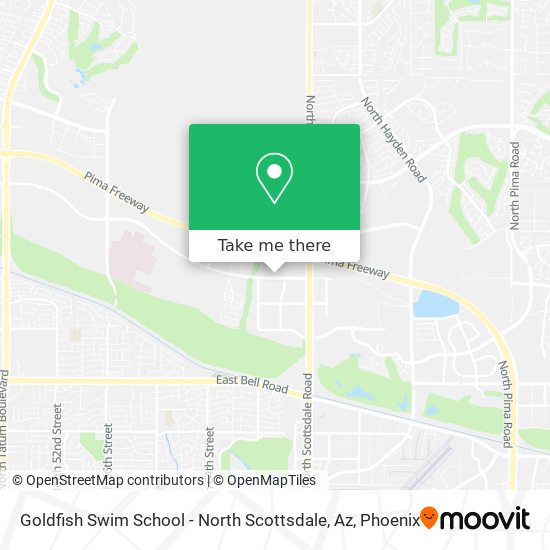 Goldfish Swim School - North Scottsdale, Az map