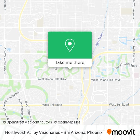 Northwest Valley Visionaries - Bni Arizona map