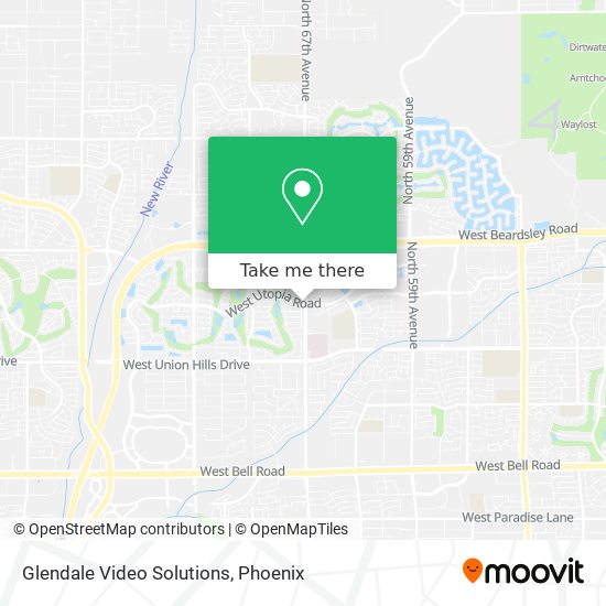 Glendale Video Solutions map
