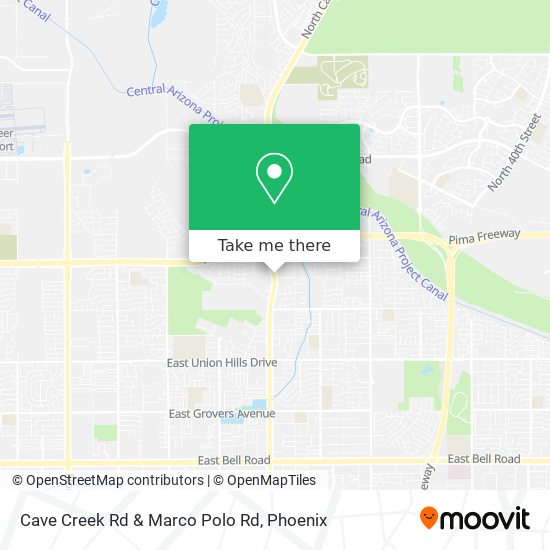 Mapa de Cave Creek Rd & Marco Polo Rd