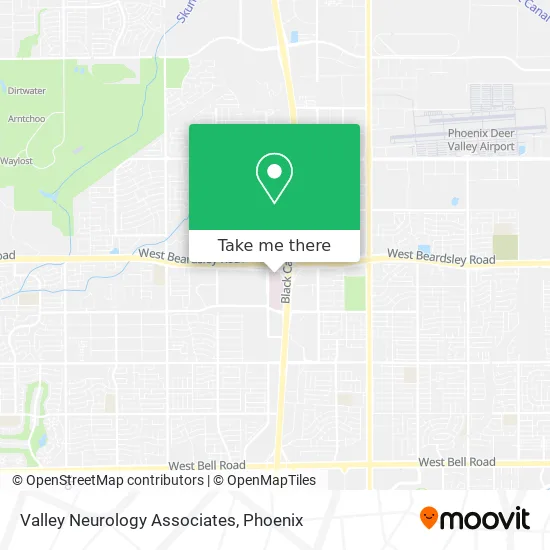 Valley Neurology Associates map