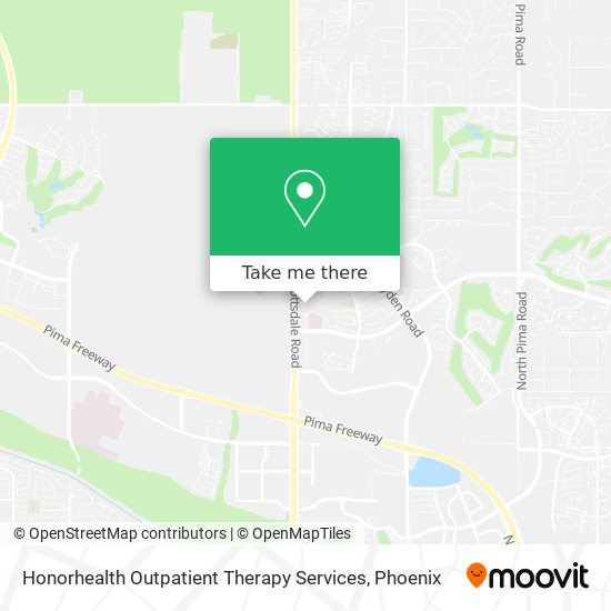 Honorhealth Outpatient Therapy Services map