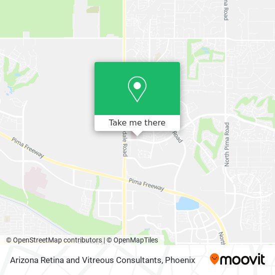 Arizona Retina and Vitreous Consultants map