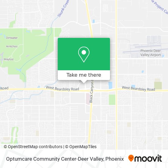 Optumcare Community Center-Deer Valley map